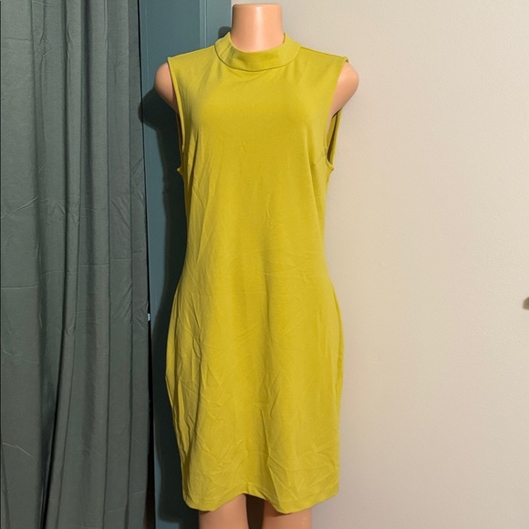 Sharagano Dresses & Skirts - Sharagano Sleeveless Lime Mini Dress